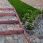 Barabás Kerti szegély 100x20x5 piros