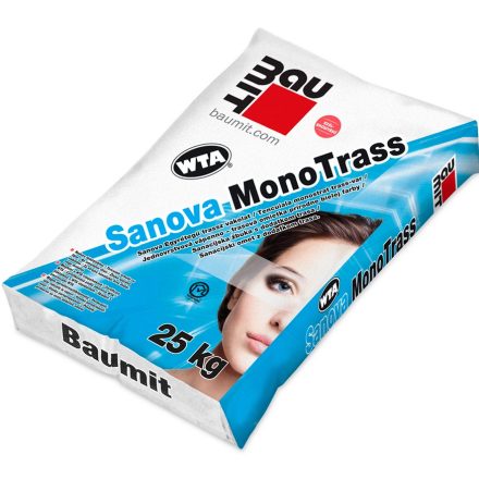 Baumit Sanova MonoTrass - szárító vakolat - 25kg