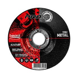 Beorol Köszörű korong fémhez 115x6mm -BPM115X6