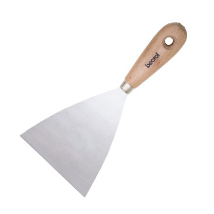 Beorol Spatulya acél, fa markolat 120 mm - S120