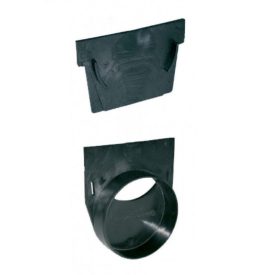   Folyóka végelzáró szett (kifolyó+végelzáró lap) TWISTER 2db-os