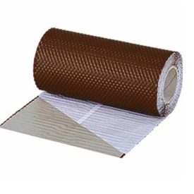 Kéményszegély Tekercses Flex 30cm x 5m barna