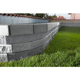 KK Lisszabon támfal 20x15,3/23,1cm 10cm kristály