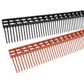 Lezárófésú szellőzőléccel 1m antracit