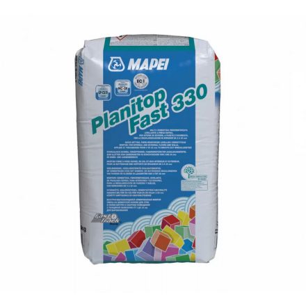 Mapei PlaniTop Fast 330 gyorskötő szálerősített kiegyenlítő habarcs - 25 kg