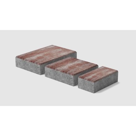 MB Stone Claro Kombi 6 cm lávakő vörös