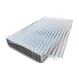 Poliészter hullámlemez  Táblás 1,2m x 2m  R076 natúr