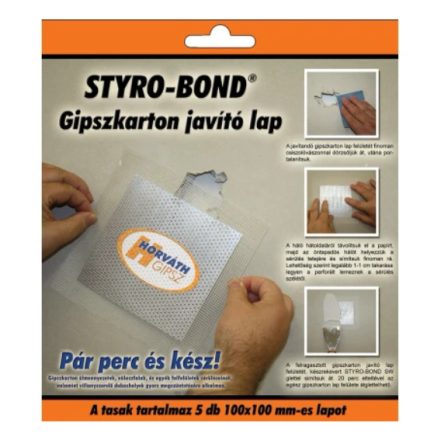 Styro-bond Gipszkarton javító lap - kicsi