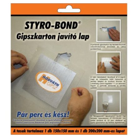 Styro-bond Gipszkarton javító lap - nagy