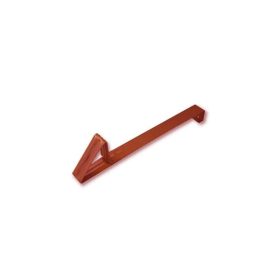 Zsindely hófogó horganyzott acél piros