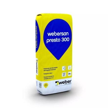 Weber San Presto 300 falszárító légpórusos vakolatrendszer