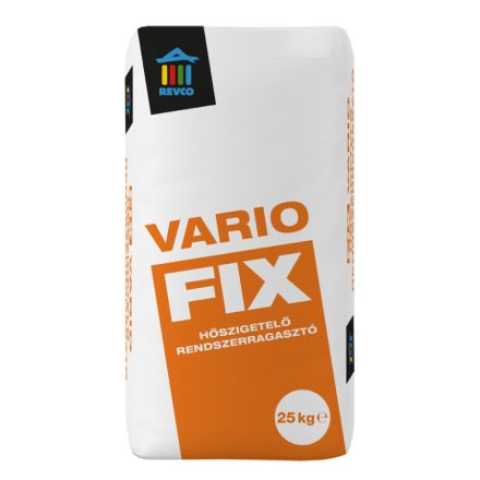 REVCO FIX VARIO rendszerragasztó -Polisztirol ragasztó- Hőszigetelő rendszerragasztó - 25 kg