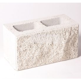 Architektura kerítéskő normál 20x40x20 cm - törtfehér