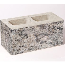   Architektura kerítéskő normál 20x40x20 cm - jégszürke satírozott 