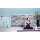 Architektura kerítéskő félkő 20x20x20 cm - feketemárvány