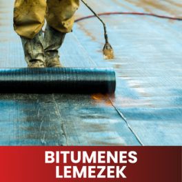 Bitumenes lemezek és kellősítők