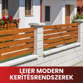 Leier Modern kerítésrendszerek