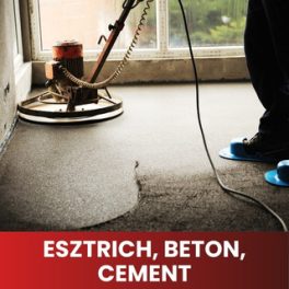Esztrich, beton, cement