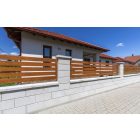 Leier Modern kerítéskő finomszórt normál (20x40x20) - törtfehér